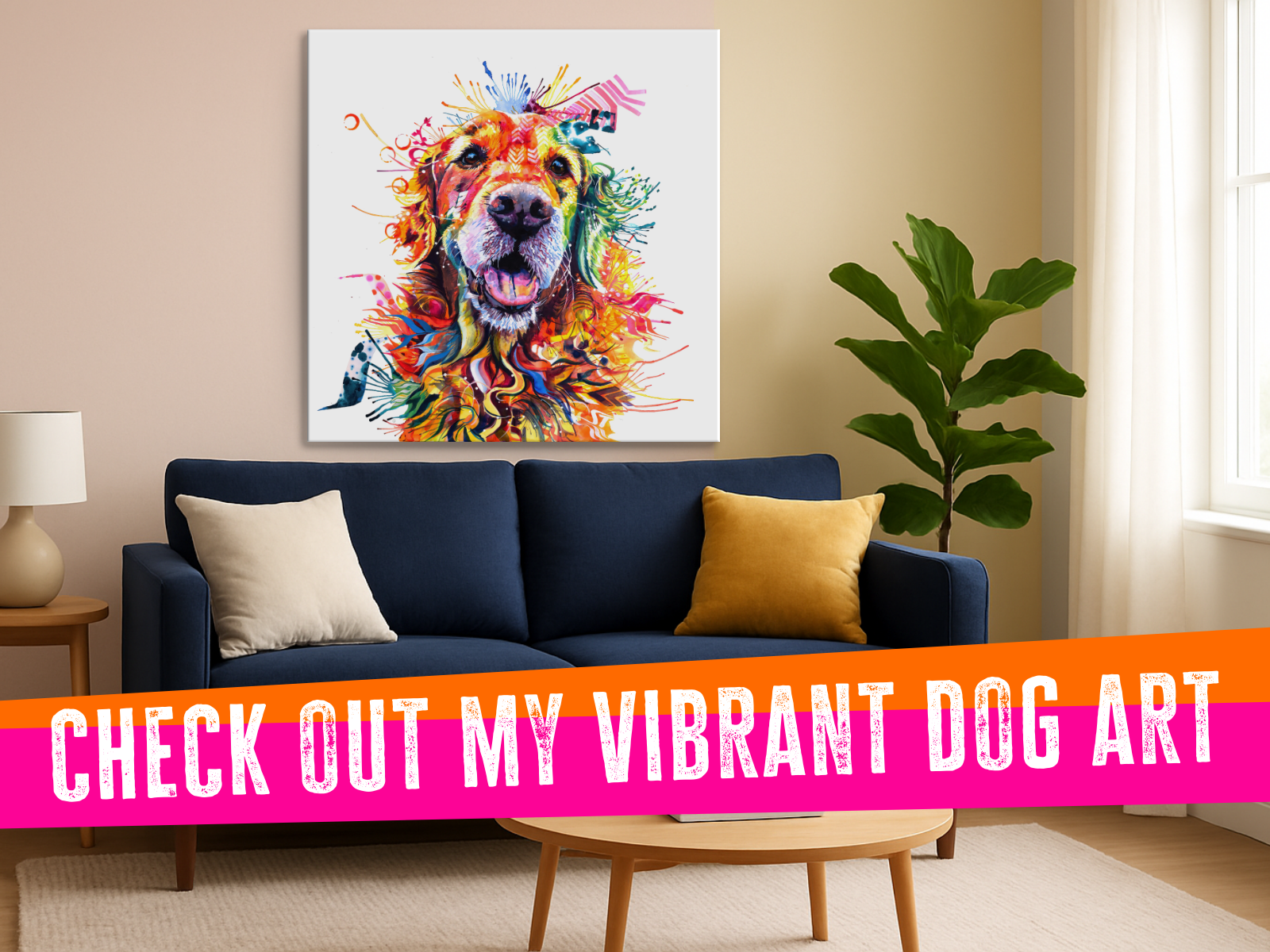 dog painting | dog portrait