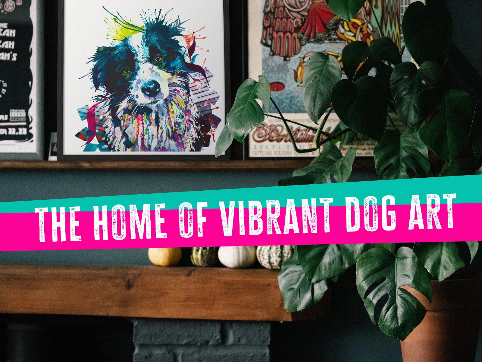 dog art, wall art
