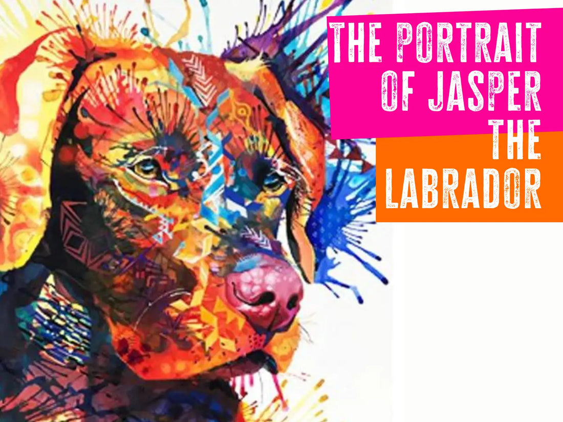 The Portrait of Jasper The Labrador-Sarah Taylor Art