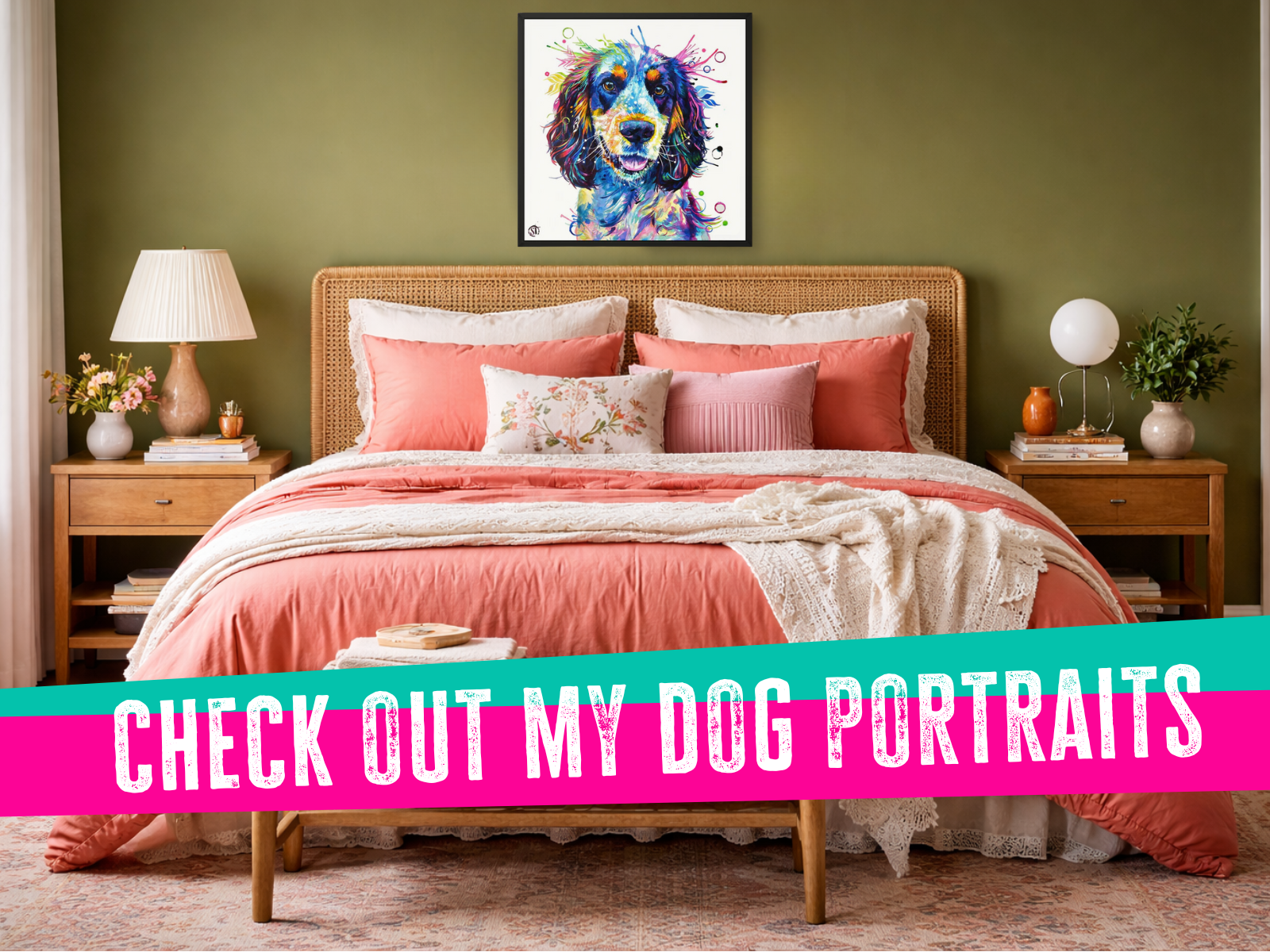 dog painting | pet portrait