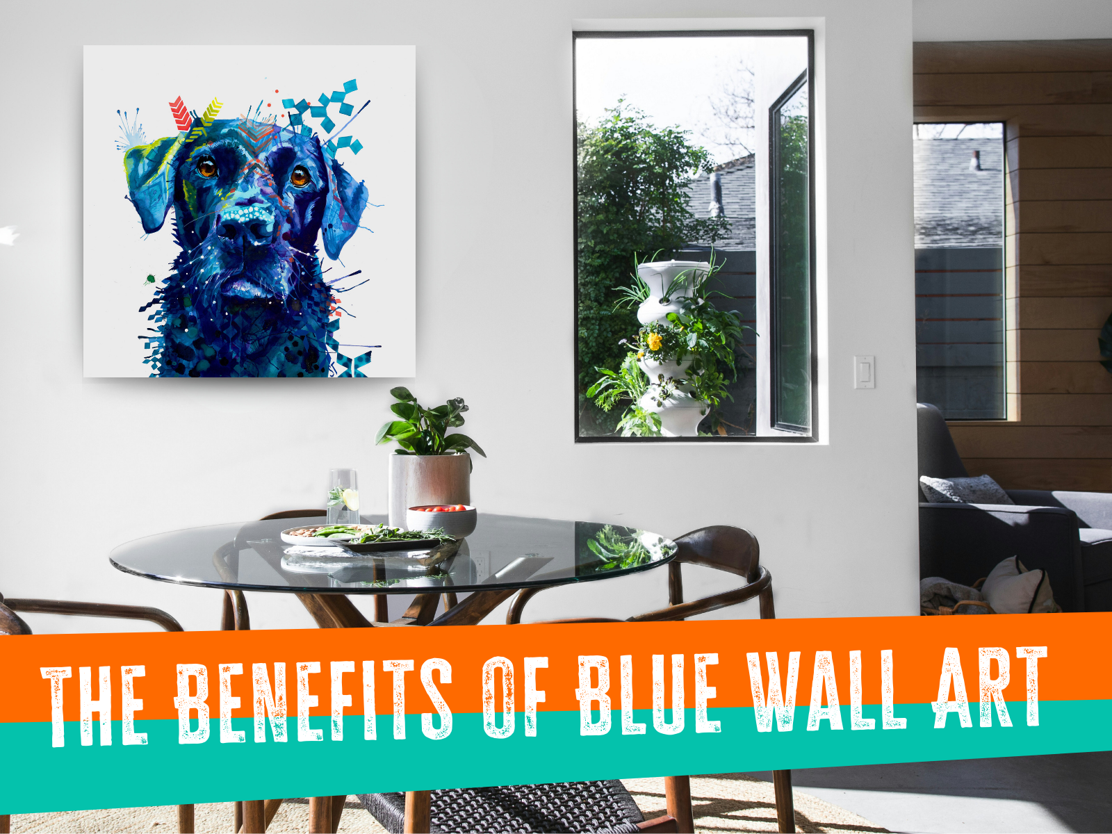 dog painting, animal art