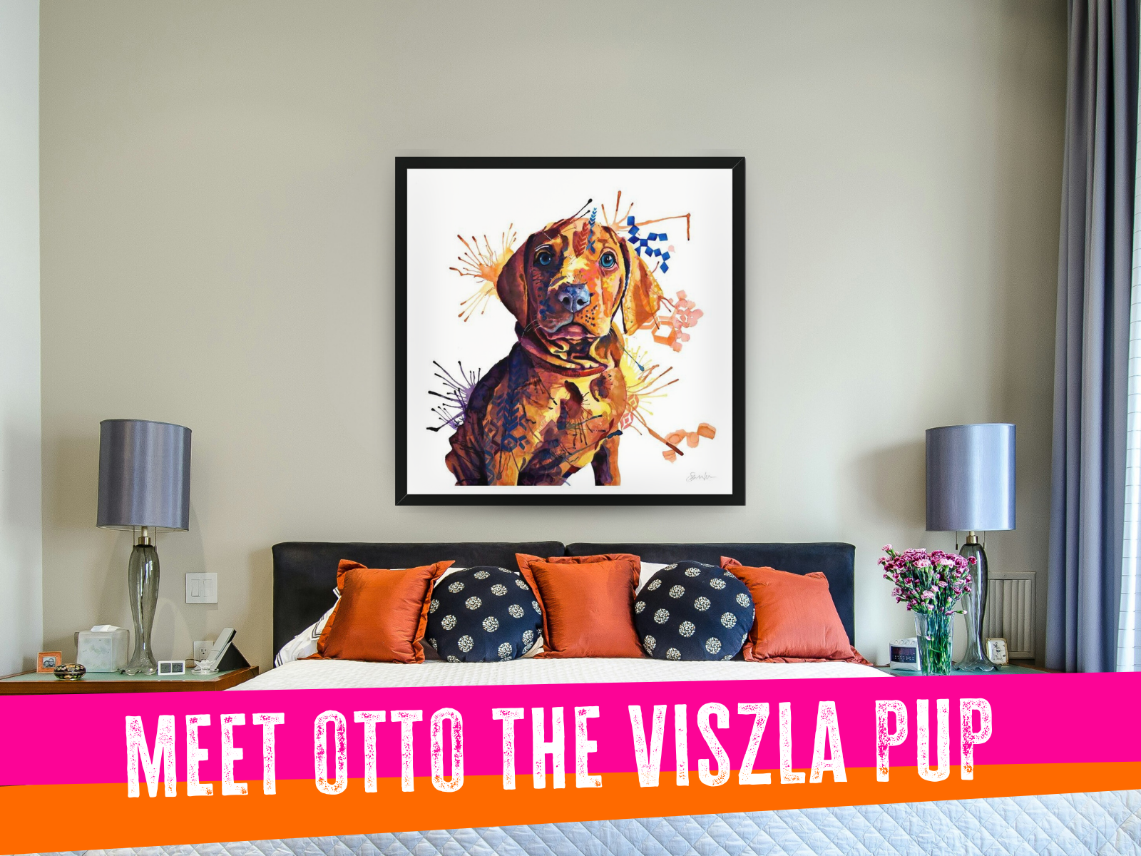 dog painting