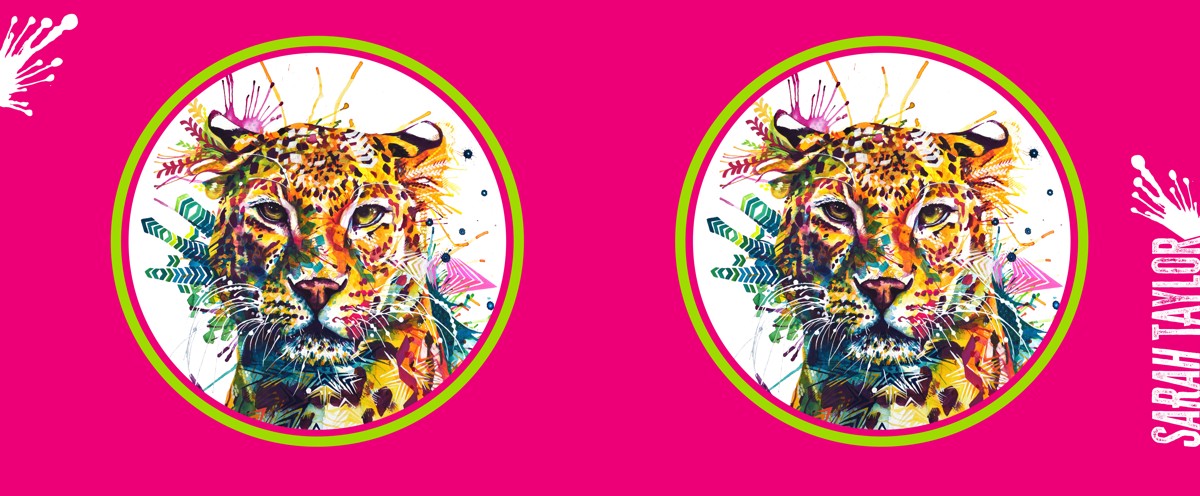 Simone the Leopard - Colour Pop Mug