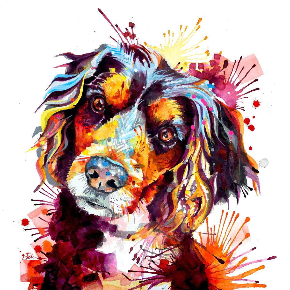 Working Cocker-Sarah Taylor Art