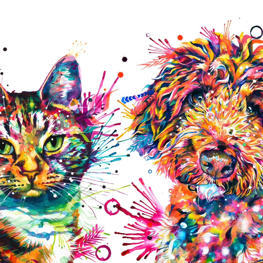 Cats-and-dogs Sarah Taylor Art