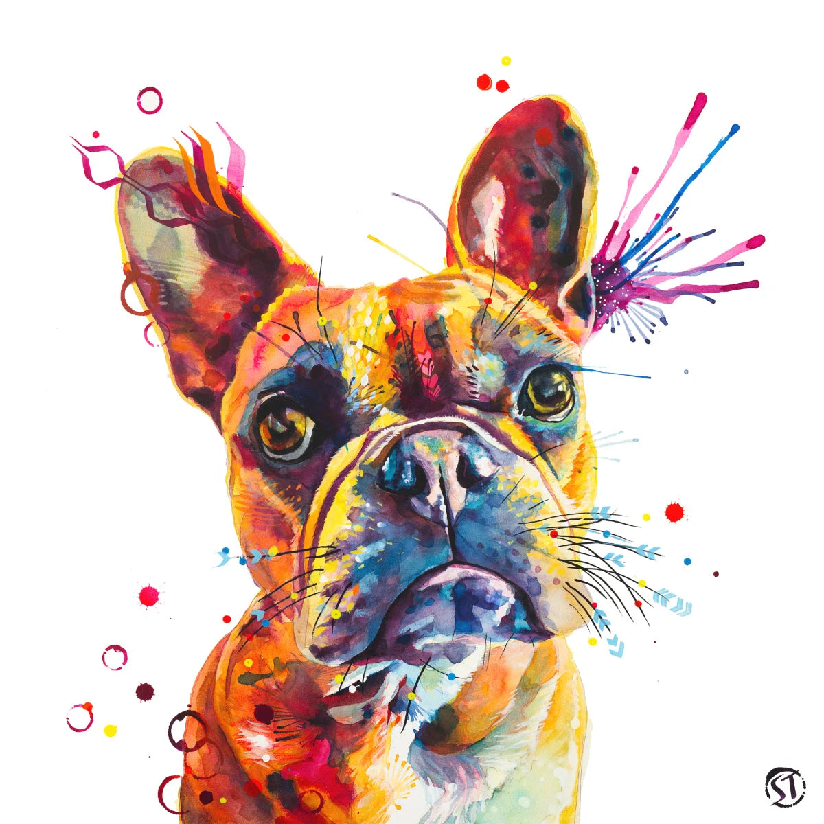 Frenchies Sarah Taylor Art
