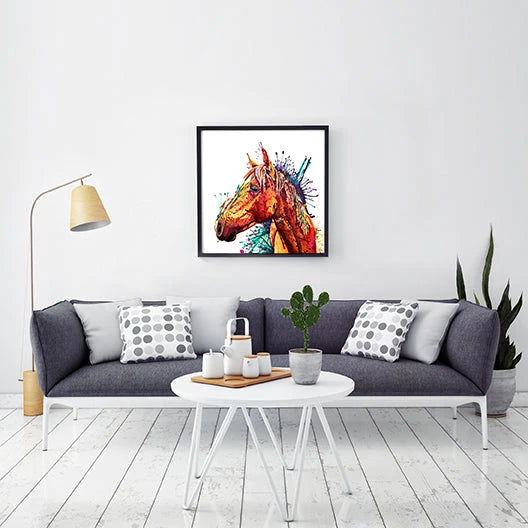 Margaret-the-Horse-Benedict-the-Stag Sarah Taylor Art