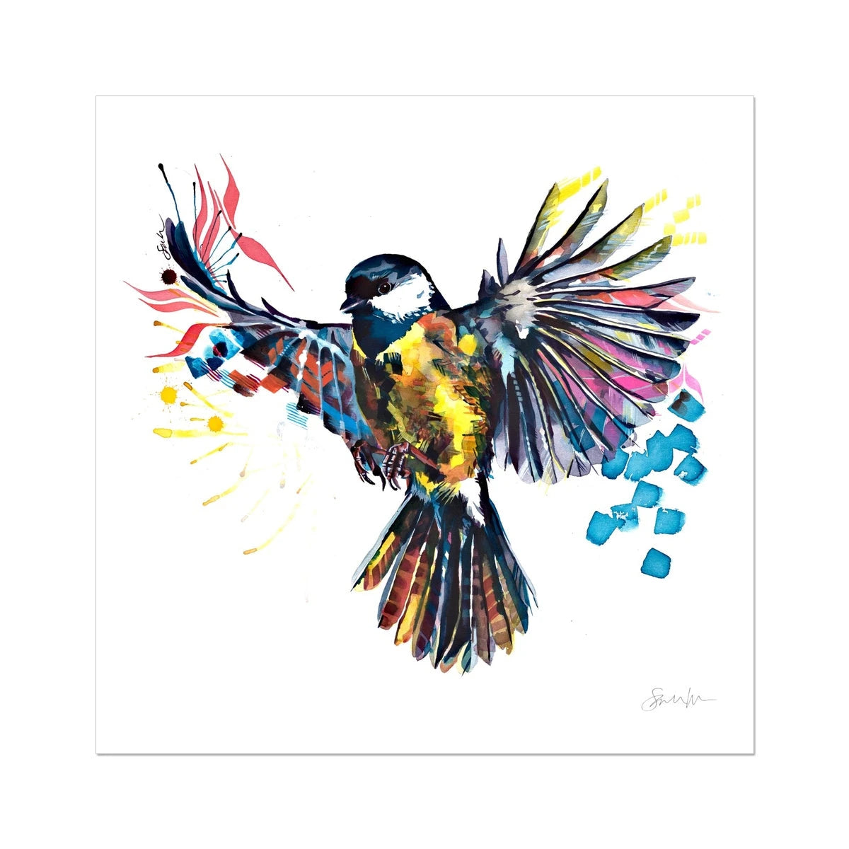 Grace the Flying Bird Fine Art Print Sarah Taylor Art