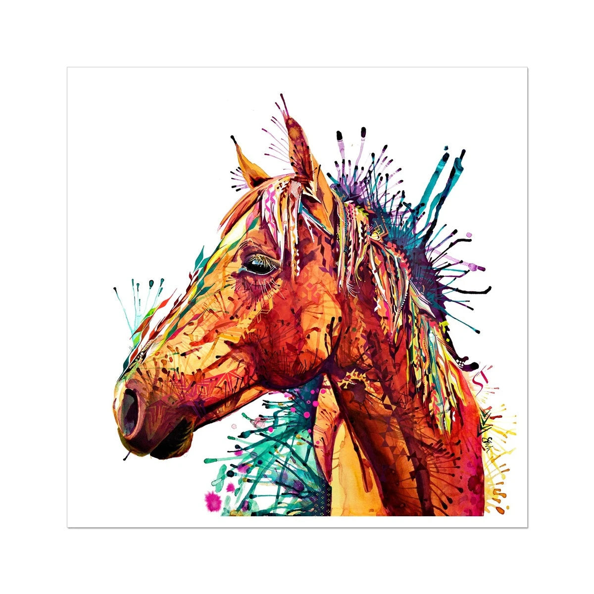 Margaret the Horse Fine Art Print Sarah Taylor Art