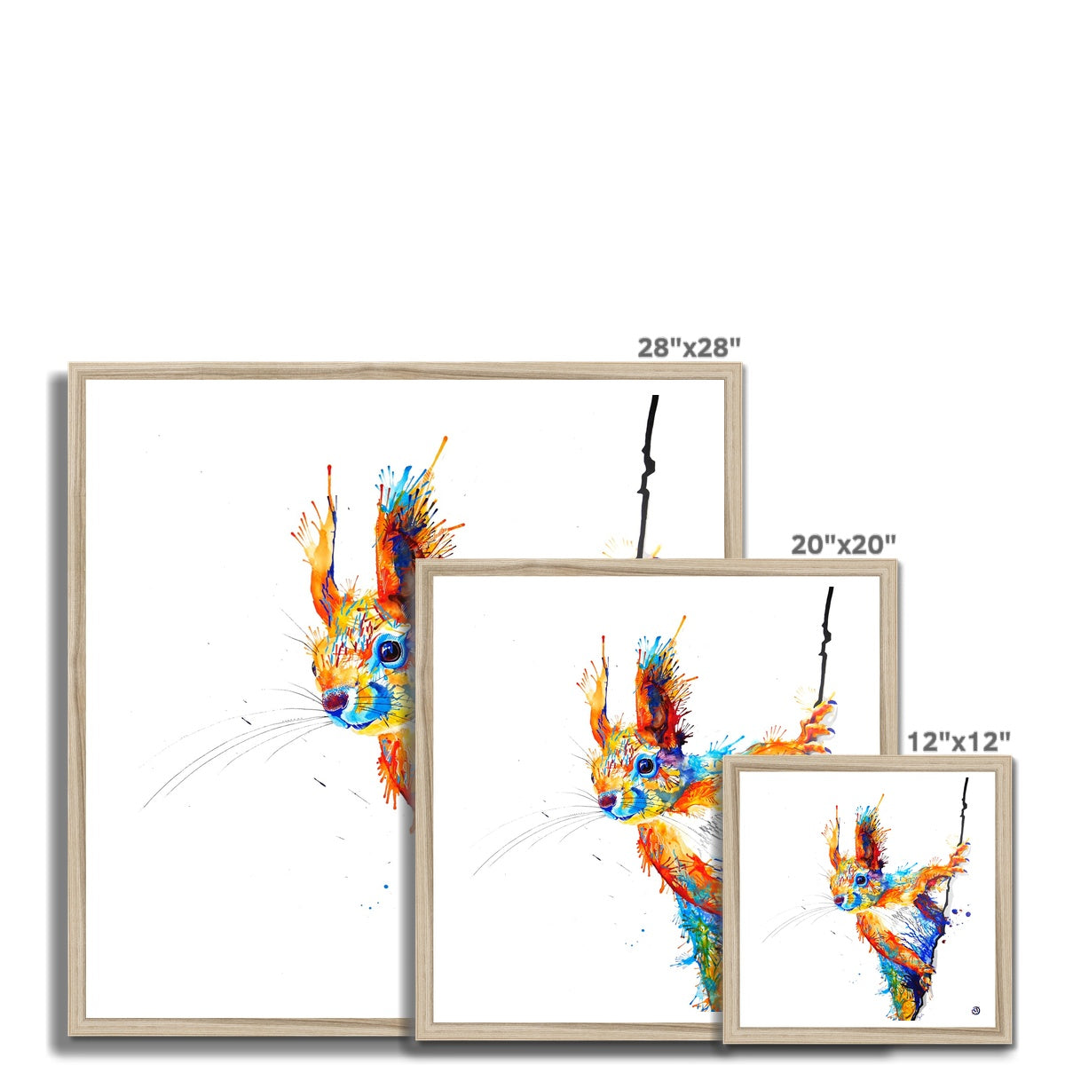 Wall Art | Framed Print | Modern Art | Bright Wall Art | Wildlife Art | Large Colourful Wall Art | Wildlife Art