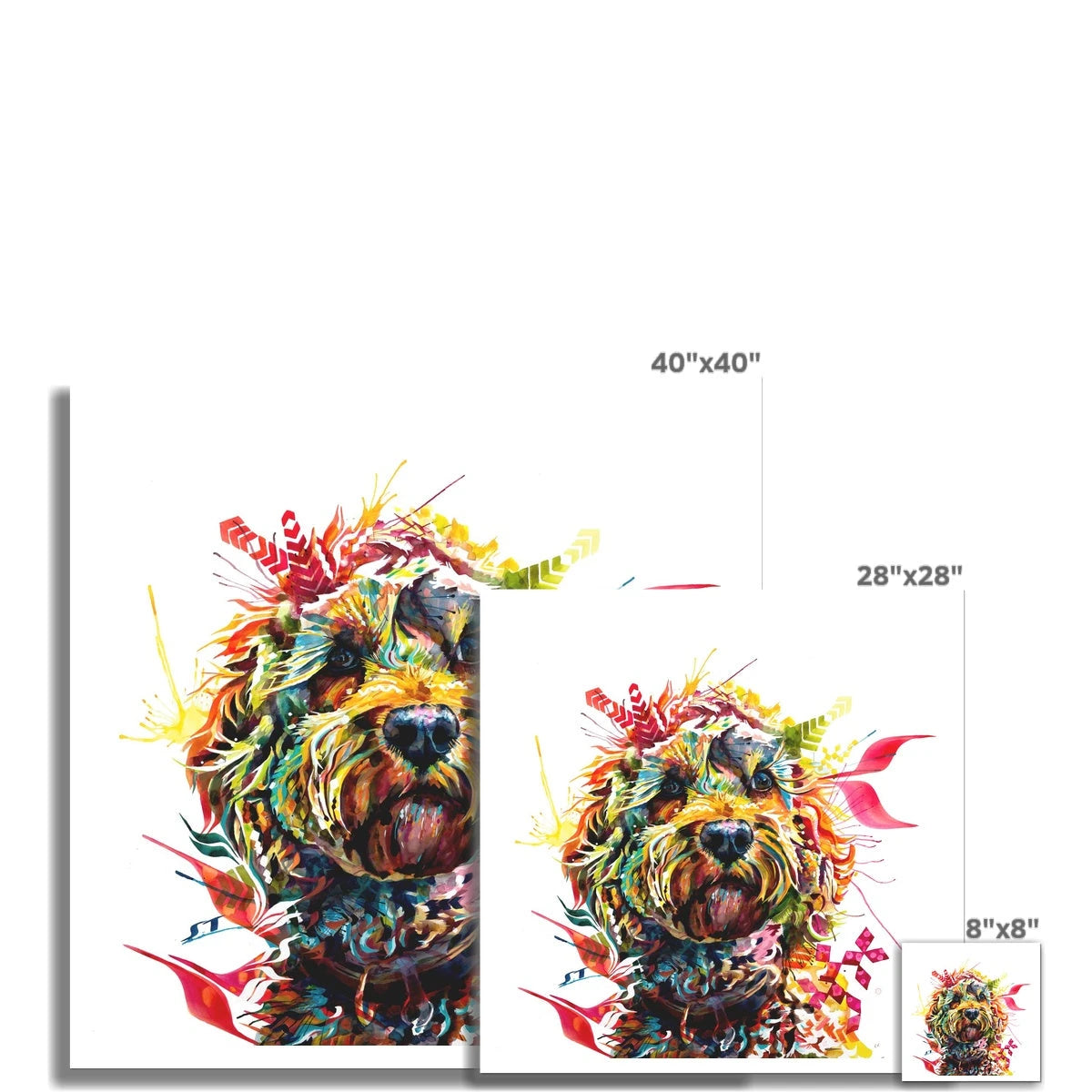 Dog Painting | Wall Art | Animal Art | Animal Artwork | Pet Portrait