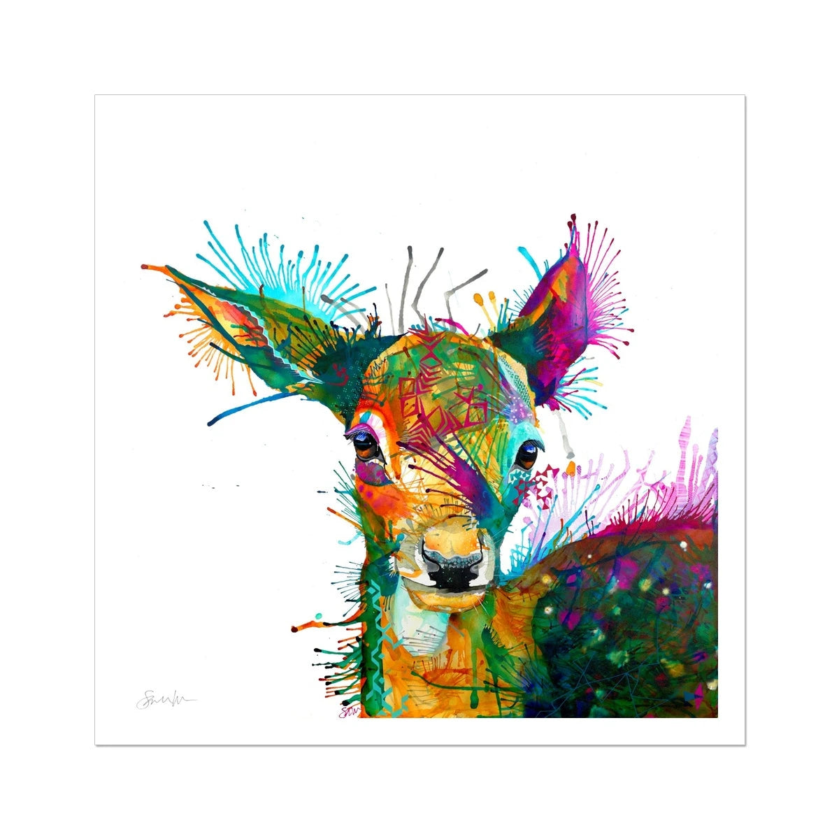 Fern the Deer Fine Art Print Sarah Taylor Art