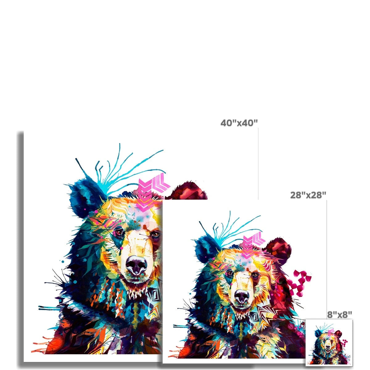Dorian the Bear Fine Art Print Sarah Taylor Art