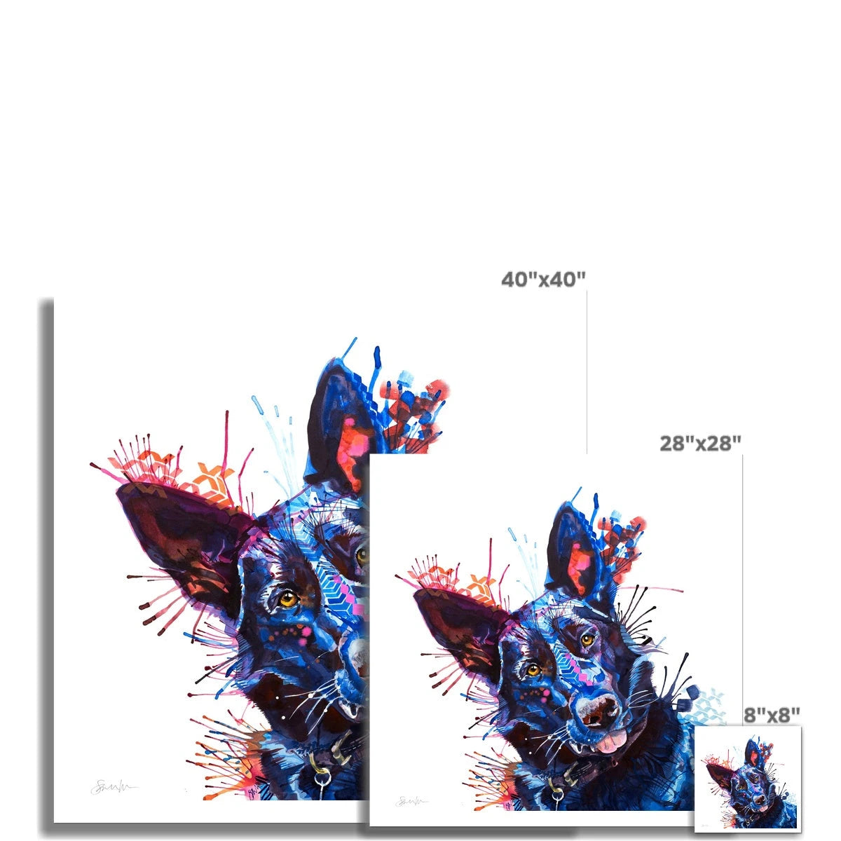 BettyBoo the German Shepherd Fine Art Print Sarah Taylor Art