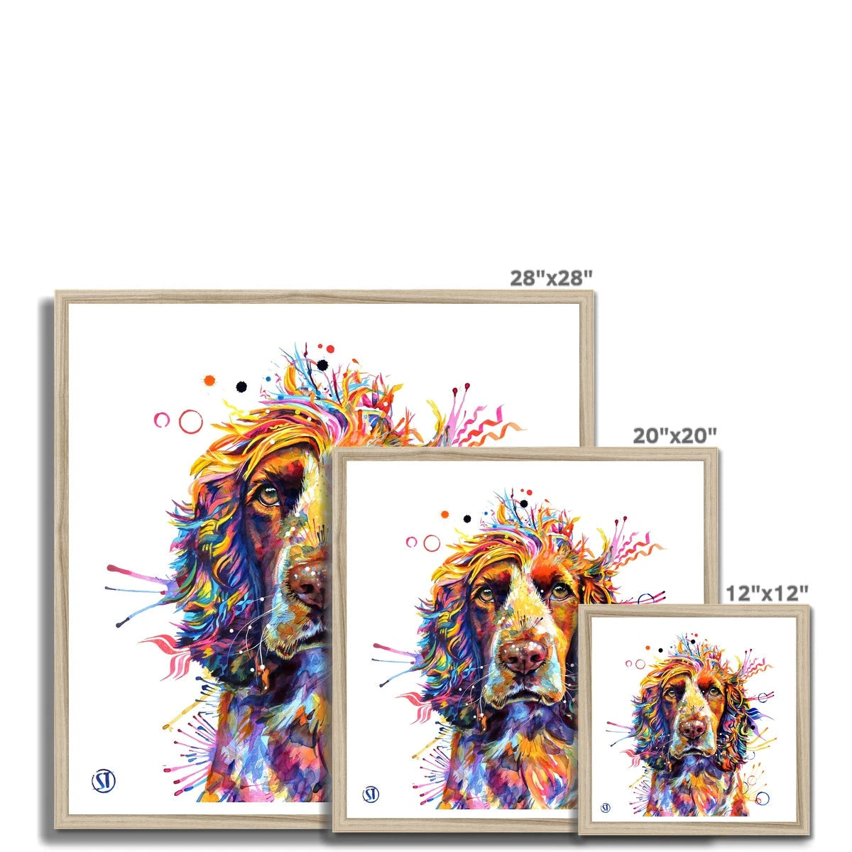 Dog Portrait | Wall Art | Animal Art | Animal Artwork | Pet Portrait