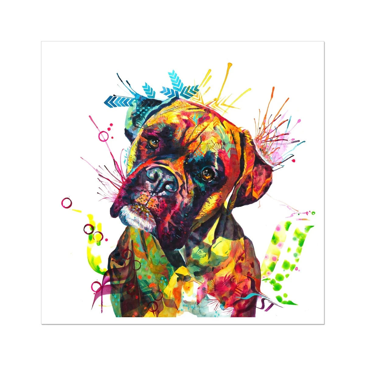 Cooper the Boxer Fine Art Print Sarah Taylor Art