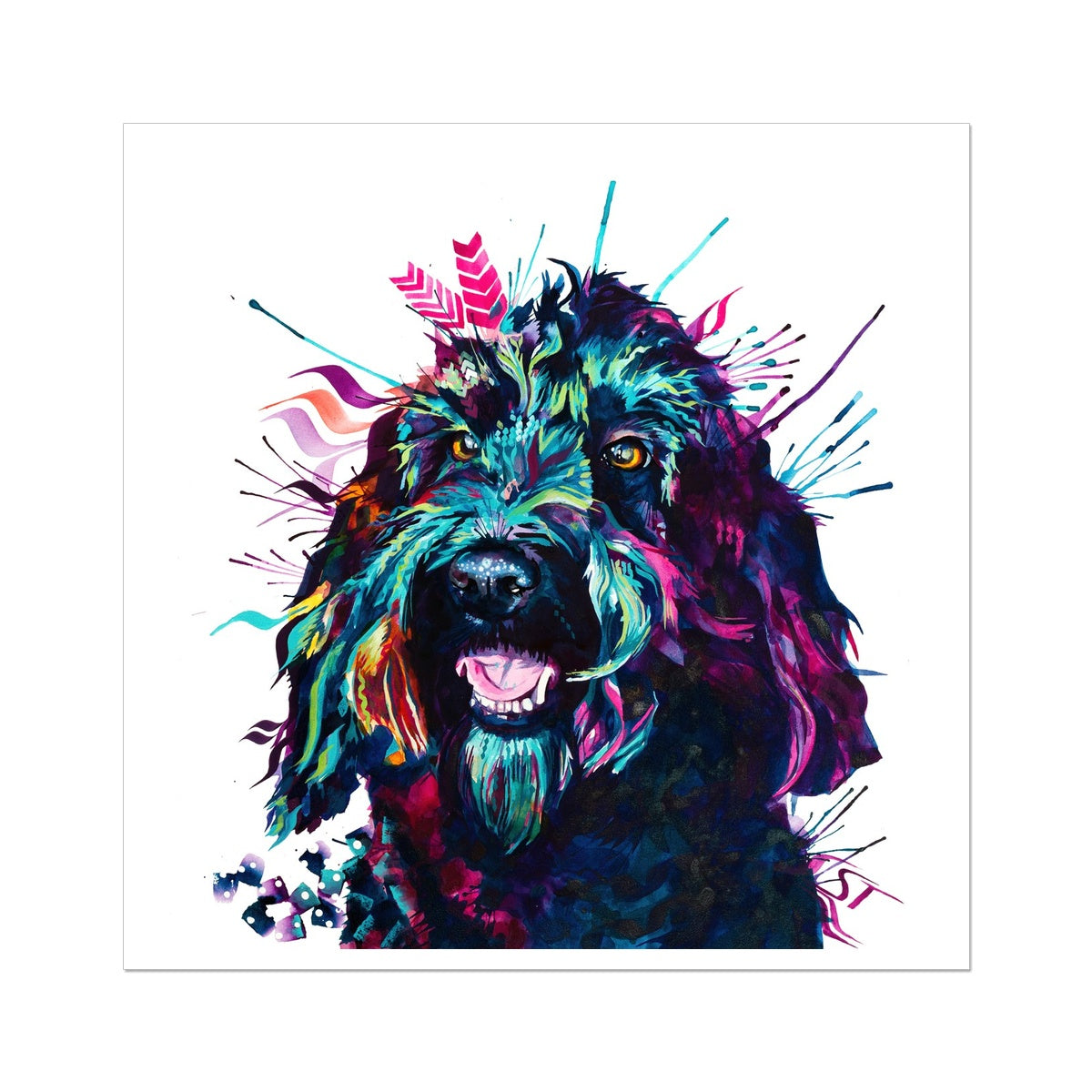 Alfie the Cockapoo Fine Art Print