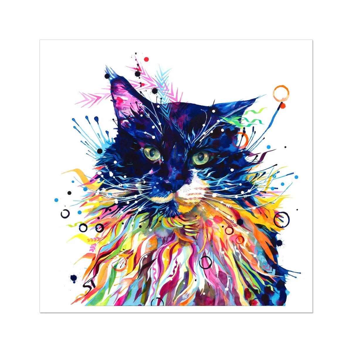 Franklin the Cat Fine Art Print Sarah Taylor Art