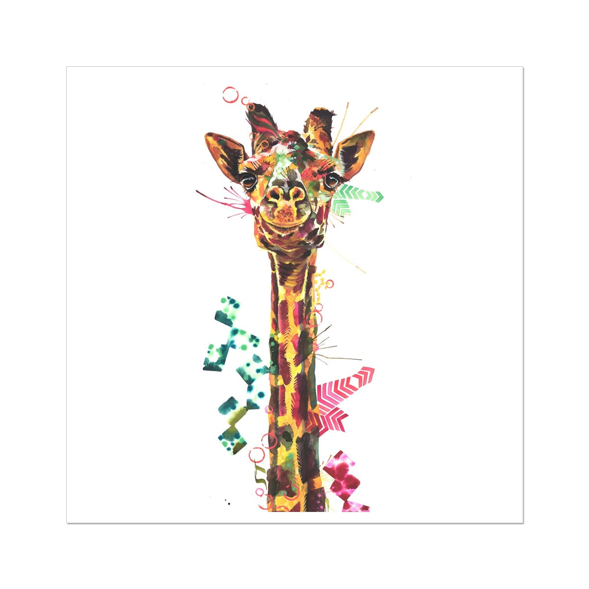 Gerald the Giraffe Fine Art Print Sarah Taylor Art