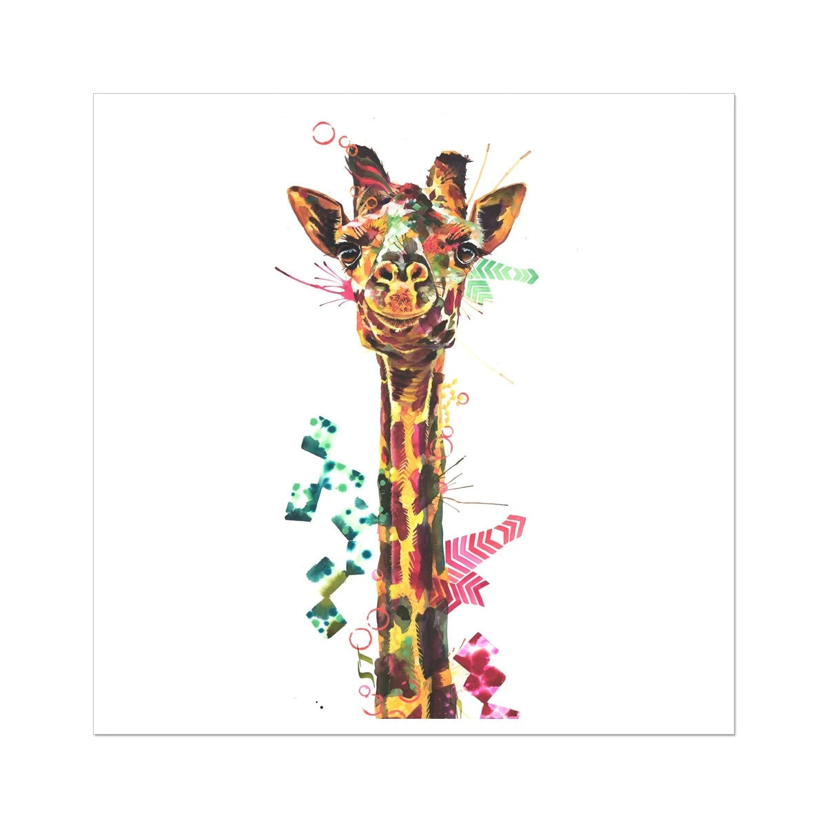 Gerald the Giraffe Fine Art Print Sarah Taylor Art