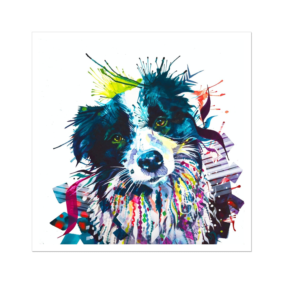 Dog Painting | Dog Portrait | Animal Wall Art | Animal Artwork