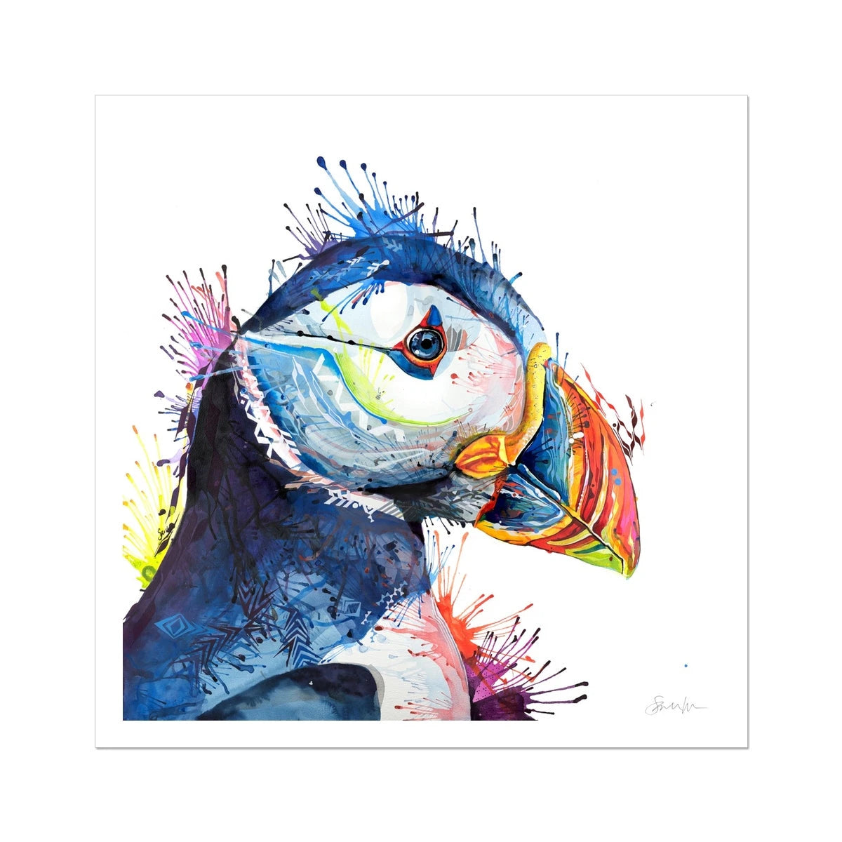 Peter Puffin Fine Art Print Sarah Taylor Art