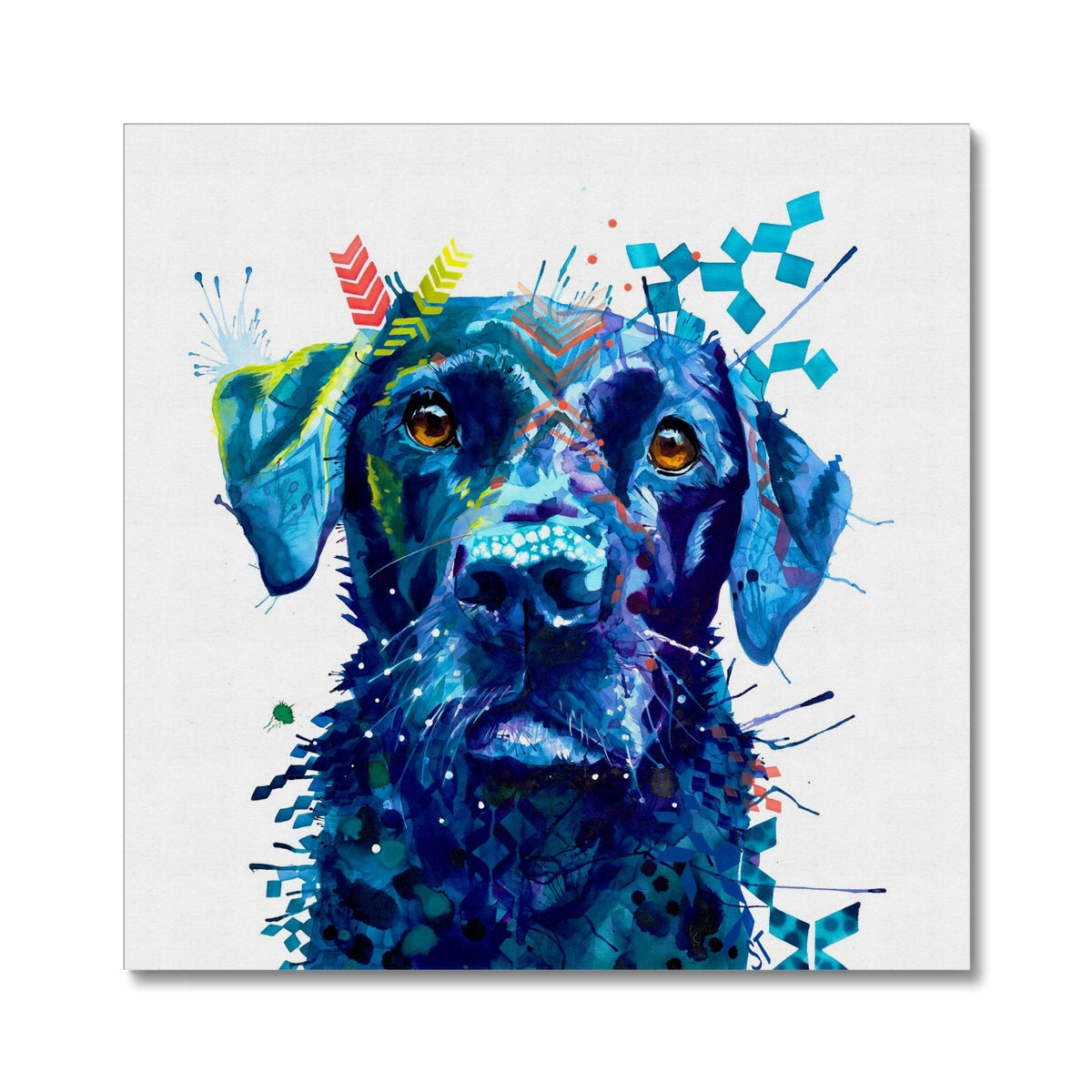 Dog Drawings | Dog Portrait | Dog Canvas Prints | Personalised Dog Portrait | Sarah Taylor | Framed Prints | Wall Prints