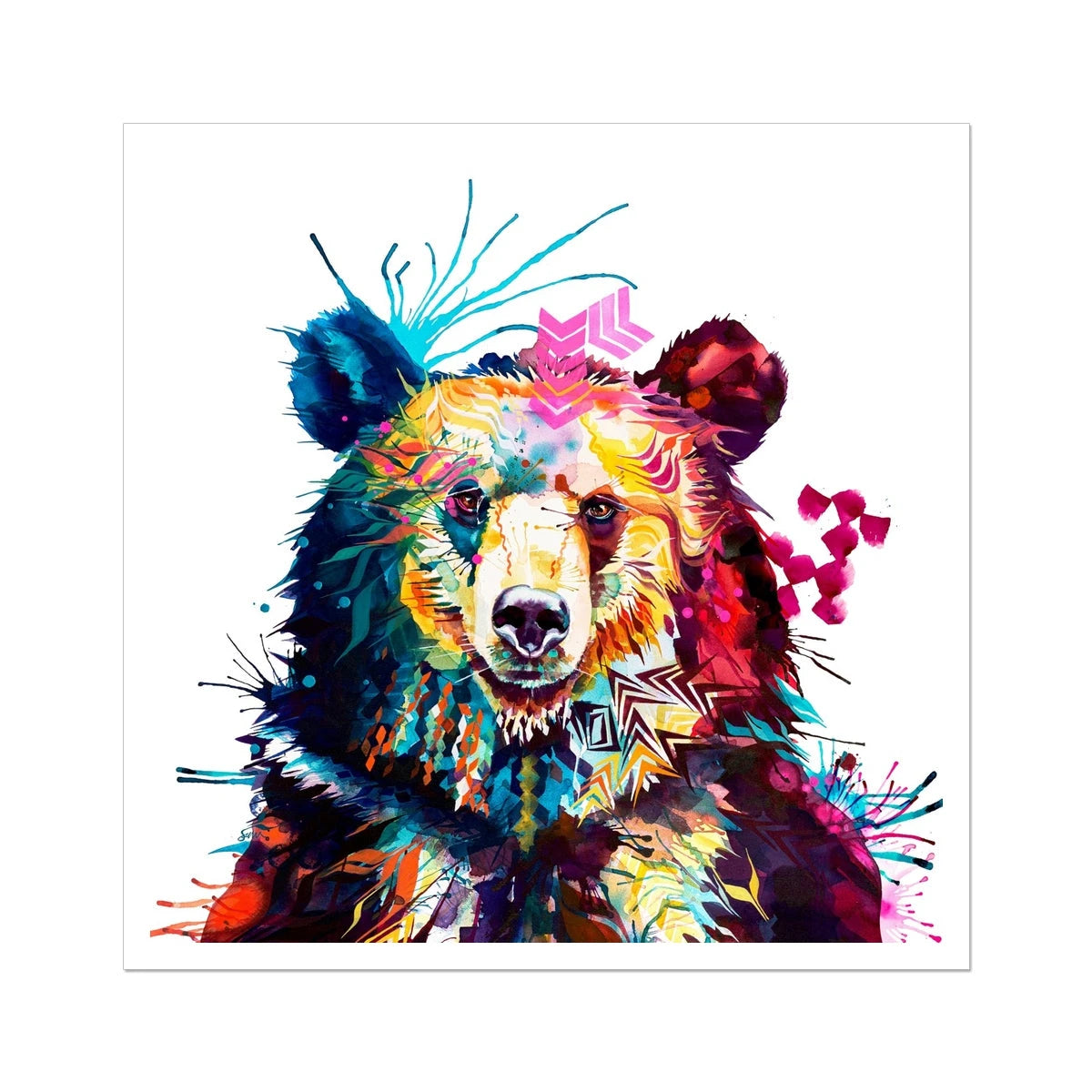 Dorian the Bear Fine Art Print Sarah Taylor Art