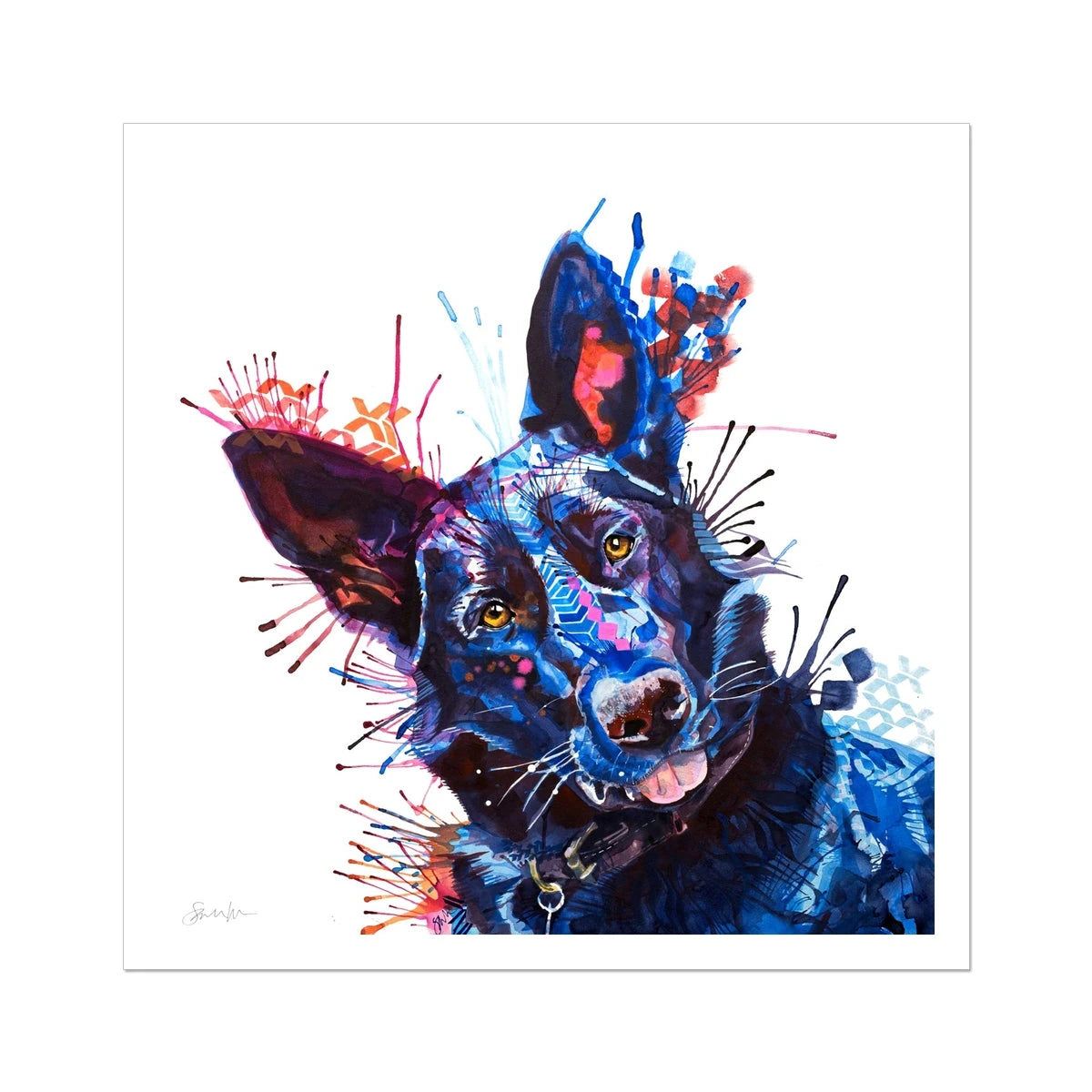 BettyBoo the German Shepherd Fine Art Print Sarah Taylor Art
