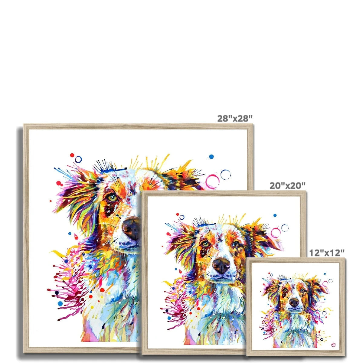 Dog Painting | Dog Portrait | Animal Wall Art | Animal Artwork
