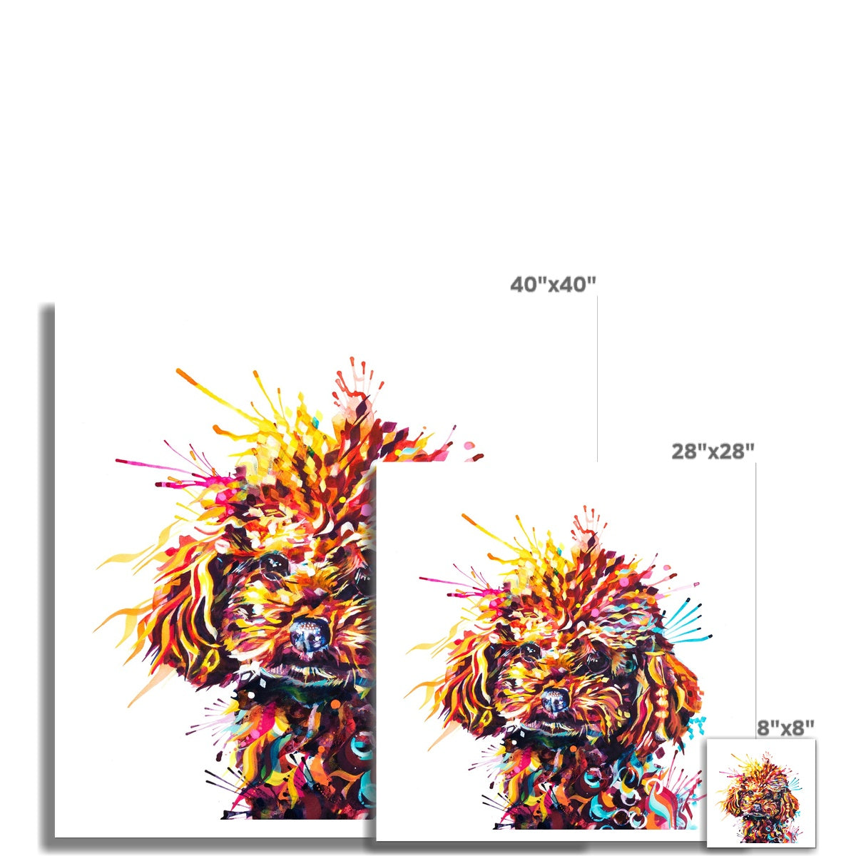 Dog Painting | Wall Art | Animal Art | Animal Artwork | Pet Portrait