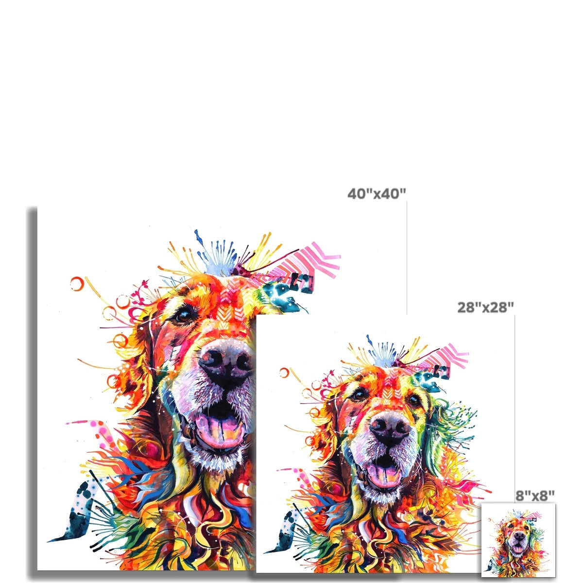 Dog Painting | Wall Art | Animal Art | Animal Artwork | Pet Portrait