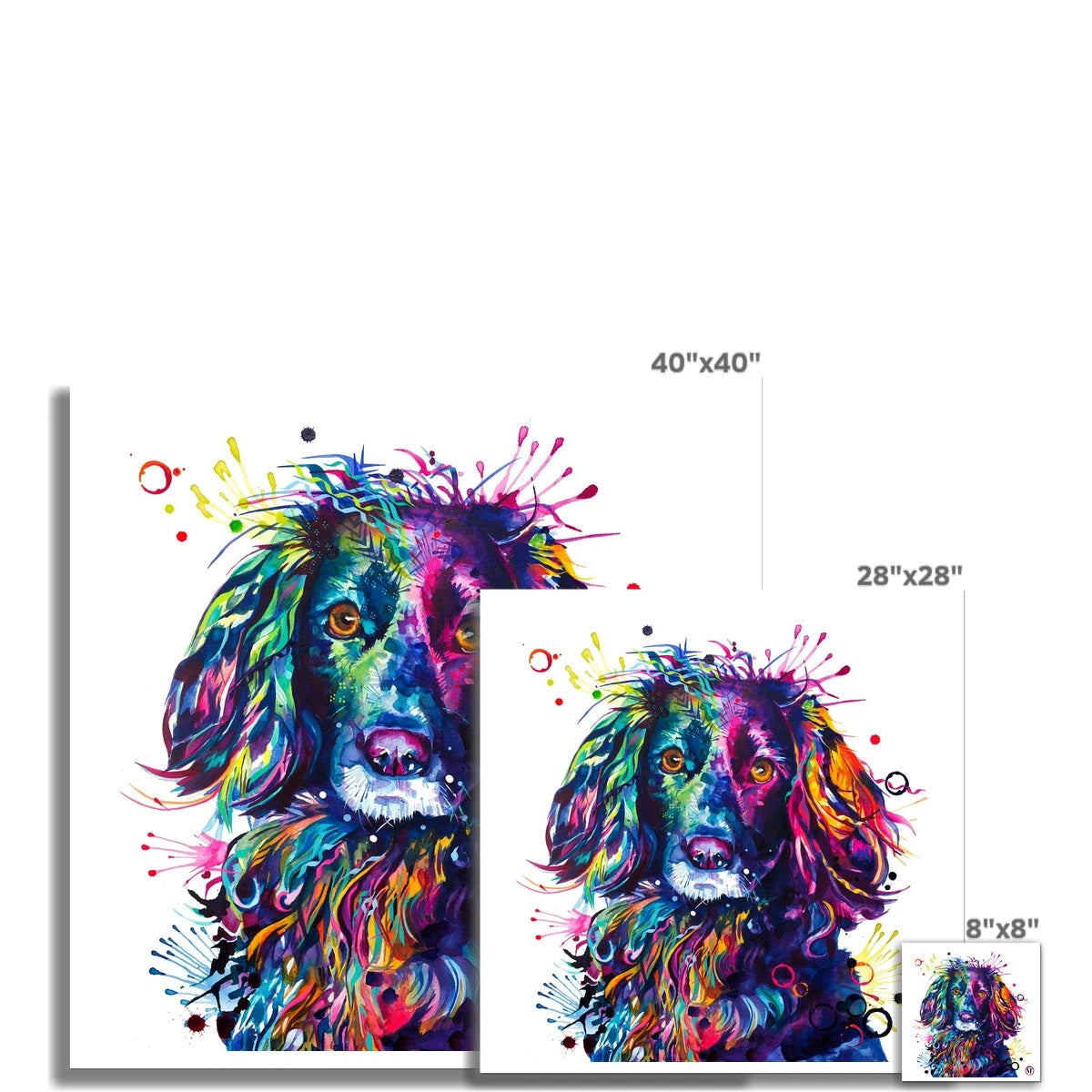 Dog Painting | Animal Wall Art | Dog Portrait | Wall Art