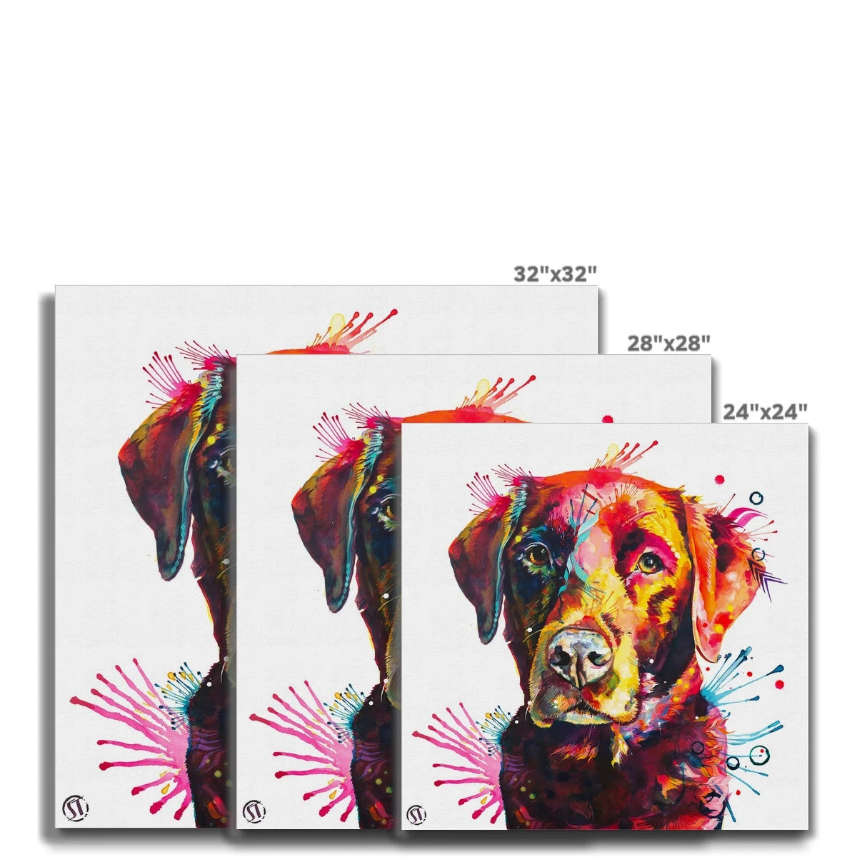 Dog Painting | Dog Portrait | Animal Wall Art | Animal Artwork