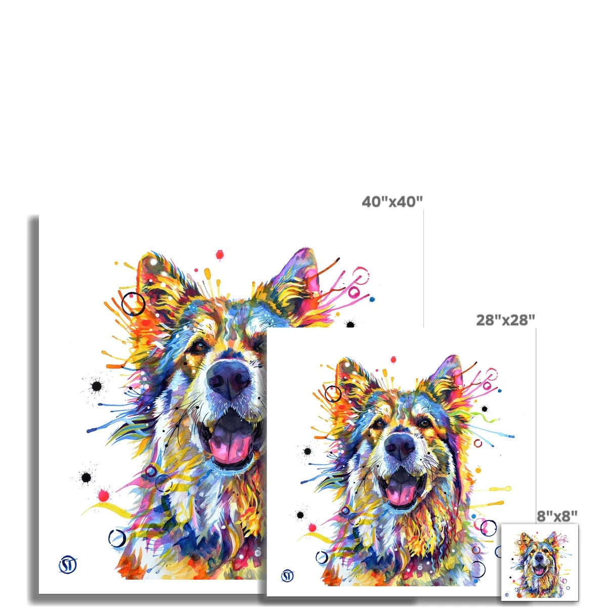 Dog Painting | Wall Art | Animal Art | Animal Artwork | Pet Portrait