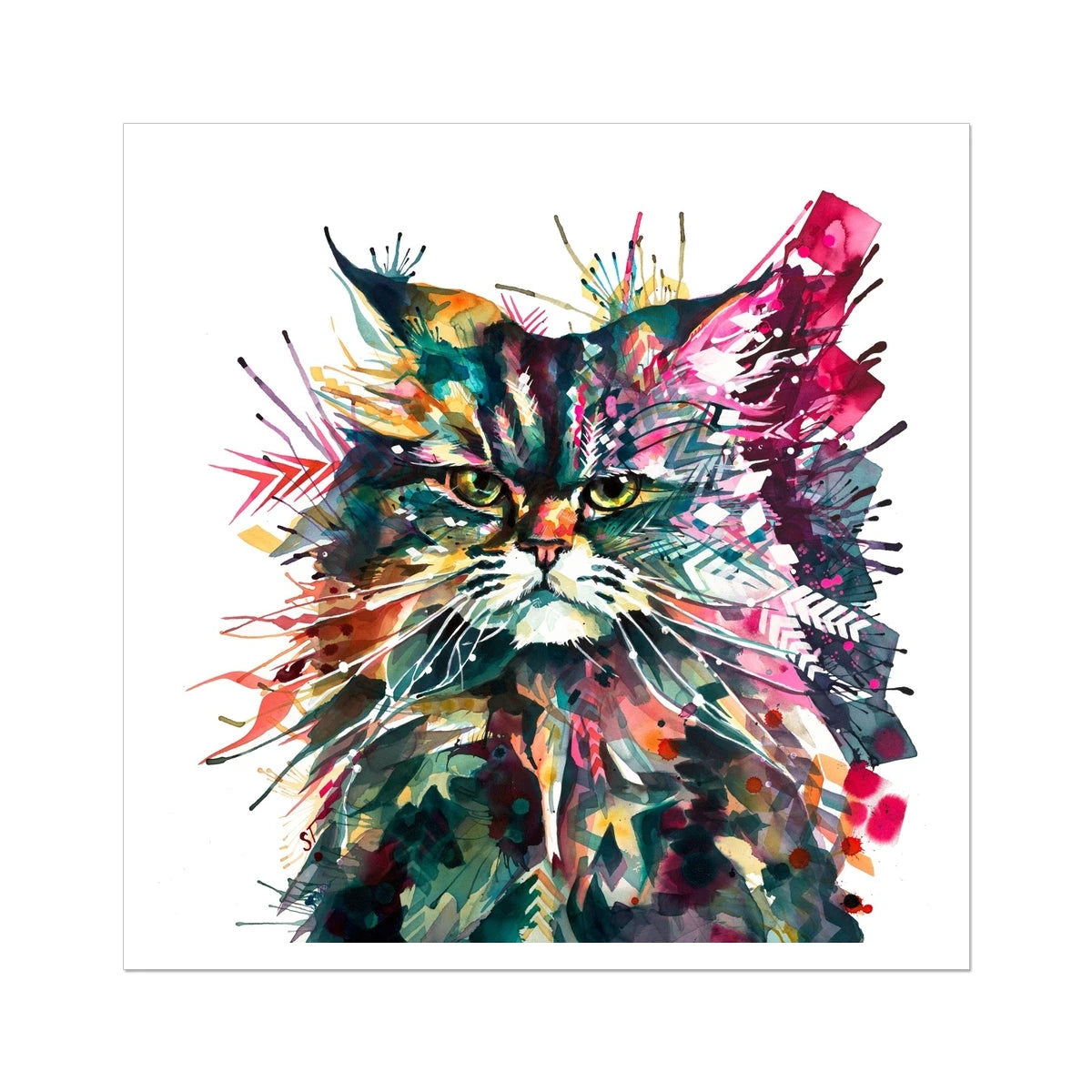 Miss Havisham the Cat Fine Art Print Sarah Taylor Art