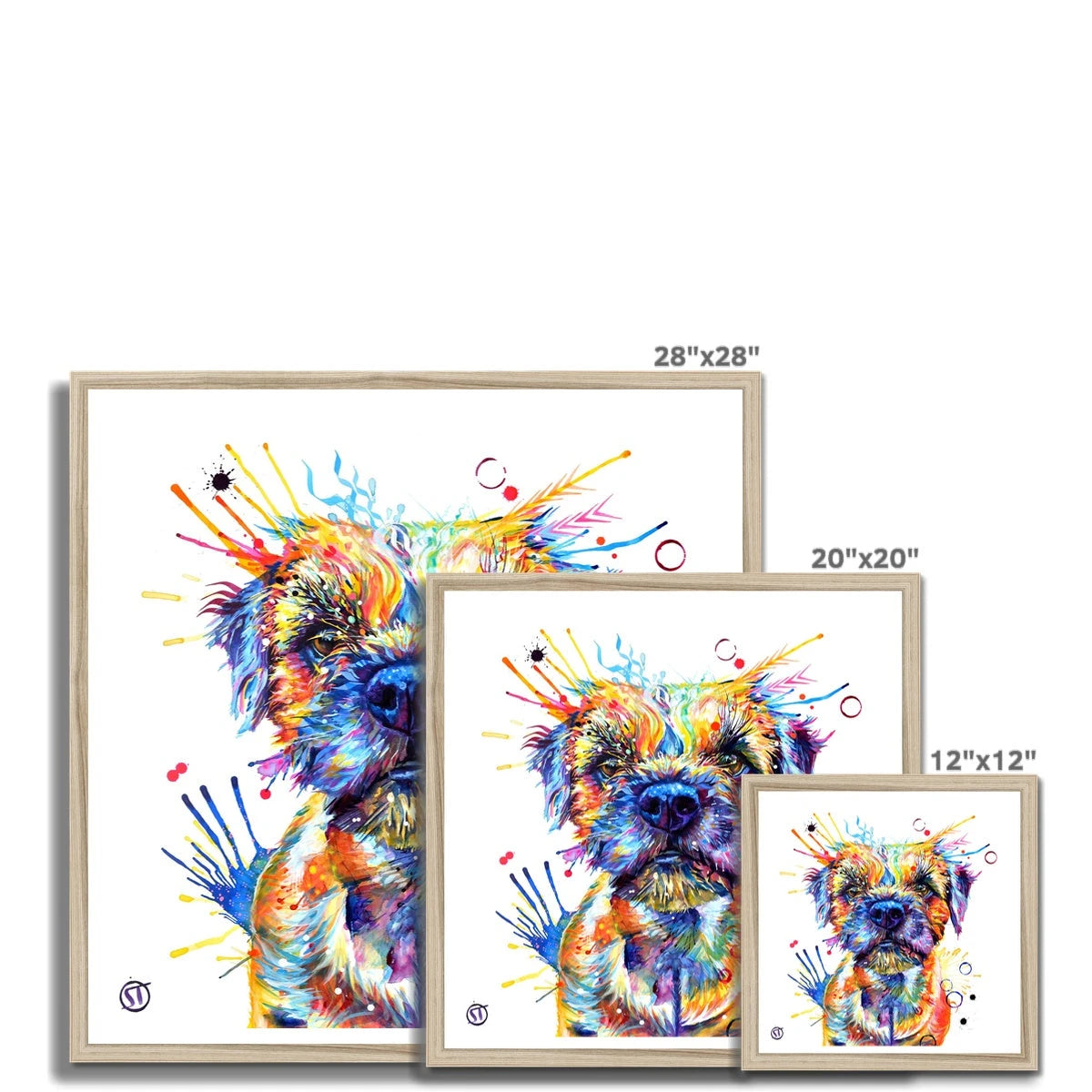 Dog Painting | Dog Portrait | Animal Wall Art | Animal Artwork