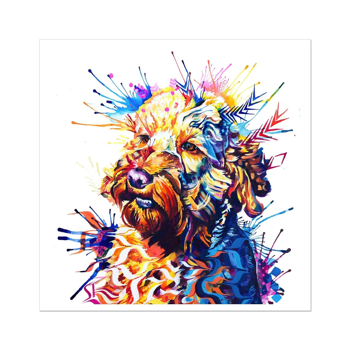 Maisie the Cockapoo Fine Art Print Sarah Taylor Art