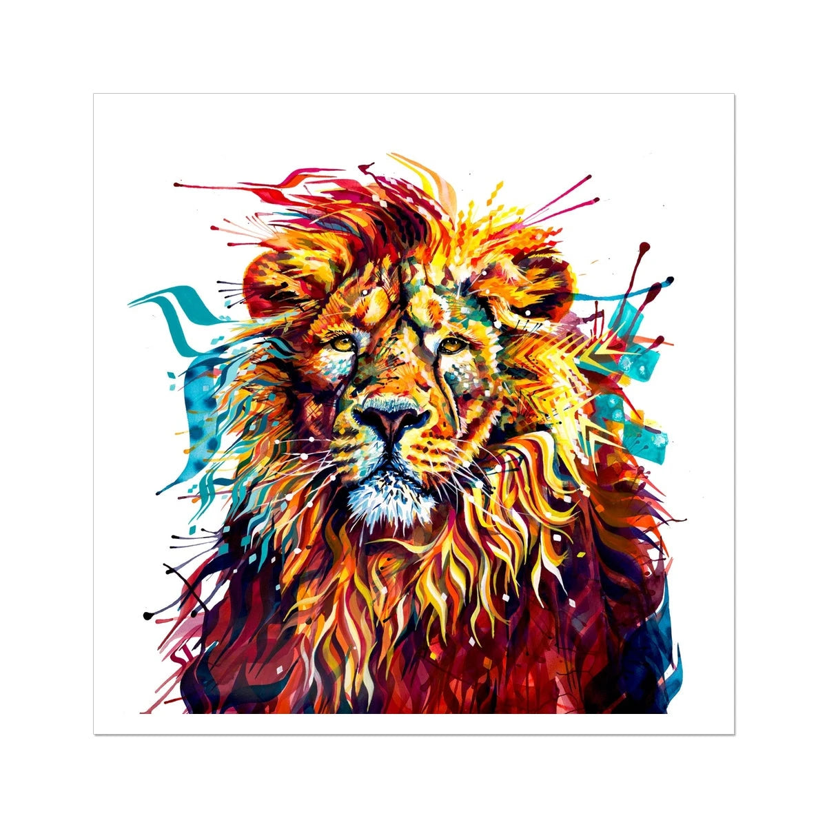 Rory the Lion Fine Art Print Sarah Taylor Art
