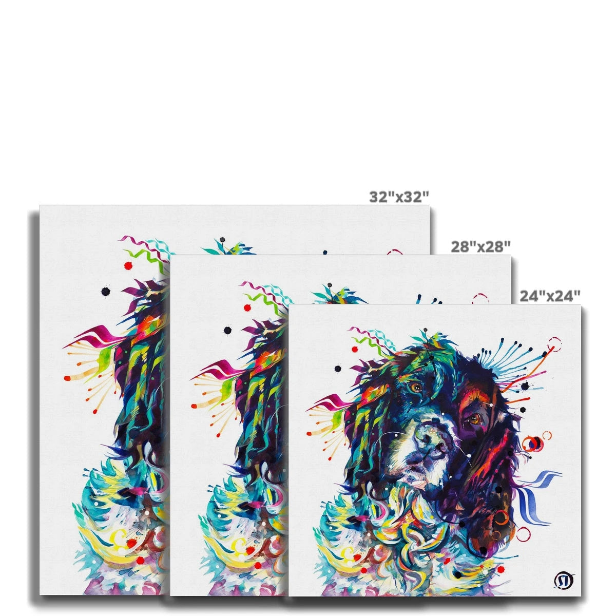 Thorin the Springer Spaniel Canvas Sarah Taylor Art