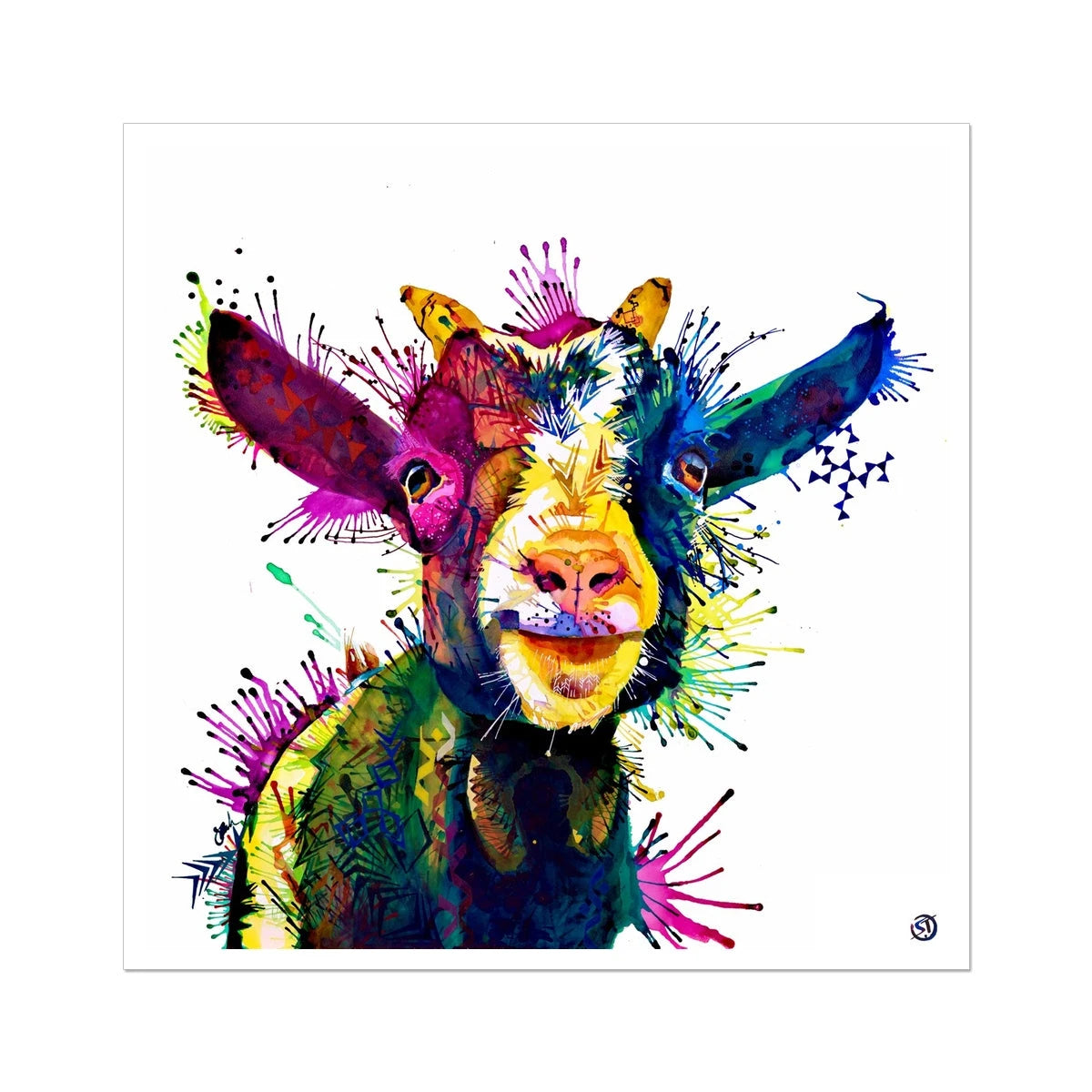 Zeus; King of Goats Fine Art Print Sarah Taylor Art