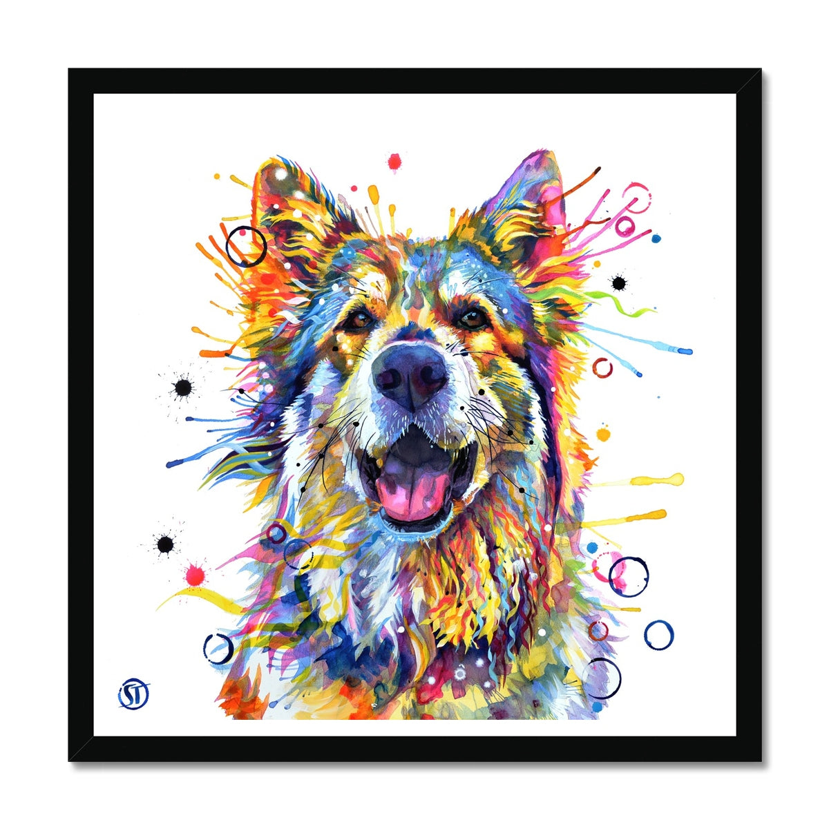 Dog Painting | Dog Portrait | Animal Wall Art | Animal Artwork