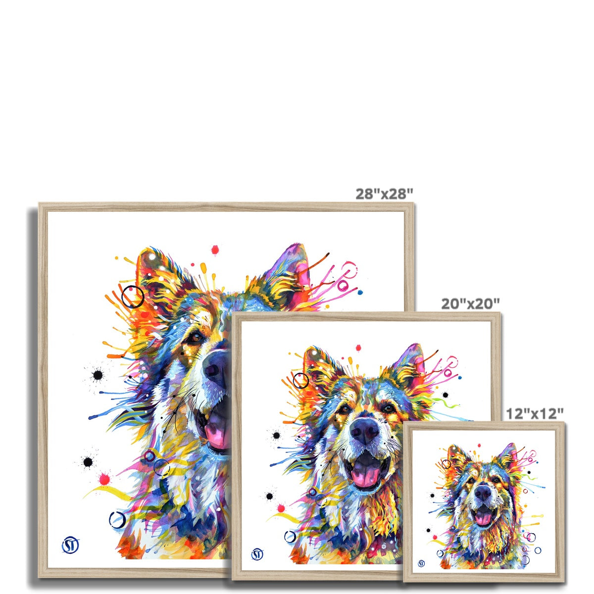 Dog Painting | Dog Portrait | Animal Wall Art | Animal Artwork