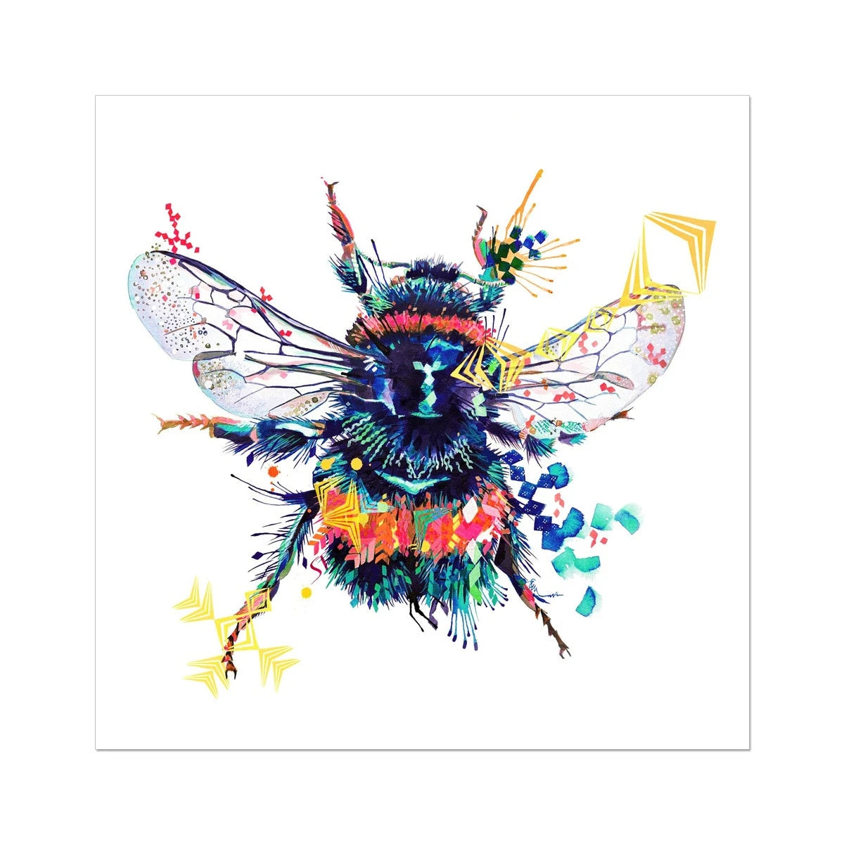 Phoebee the Bee Fine Art Print Sarah Taylor Art