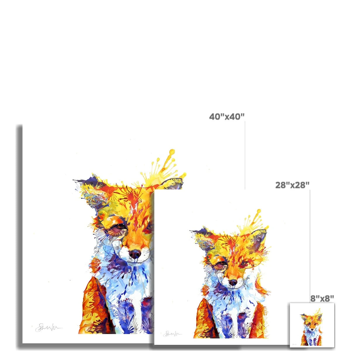 Fox of Delights Fine Art Print Sarah Taylor Art