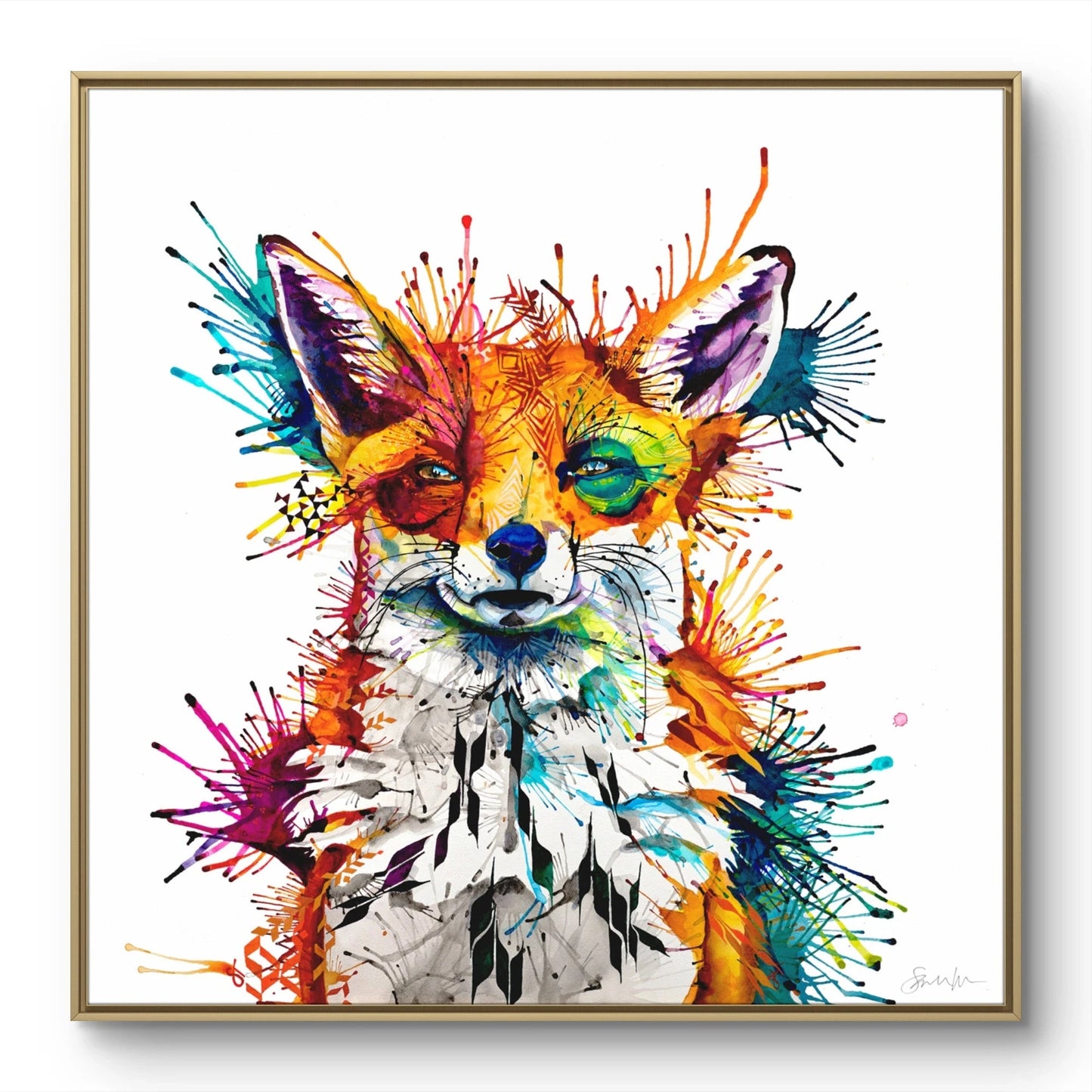 Fox Artwork | Animal Wall Art | Nature Art | Wildlife Artwork