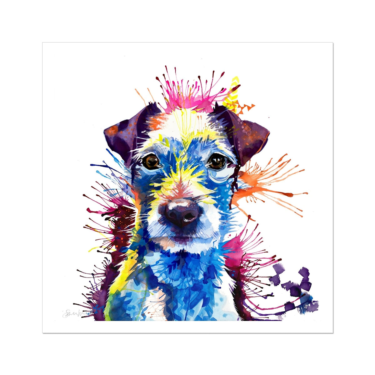 Luzie the Parson Russell Terrier Fine Art Print Sarah Taylor Art