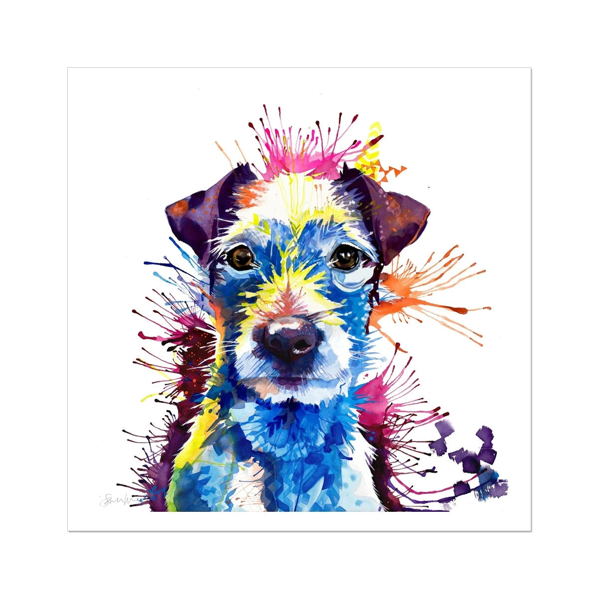 Luzie the Parson Russell Terrier Fine Art Print Sarah Taylor Art
