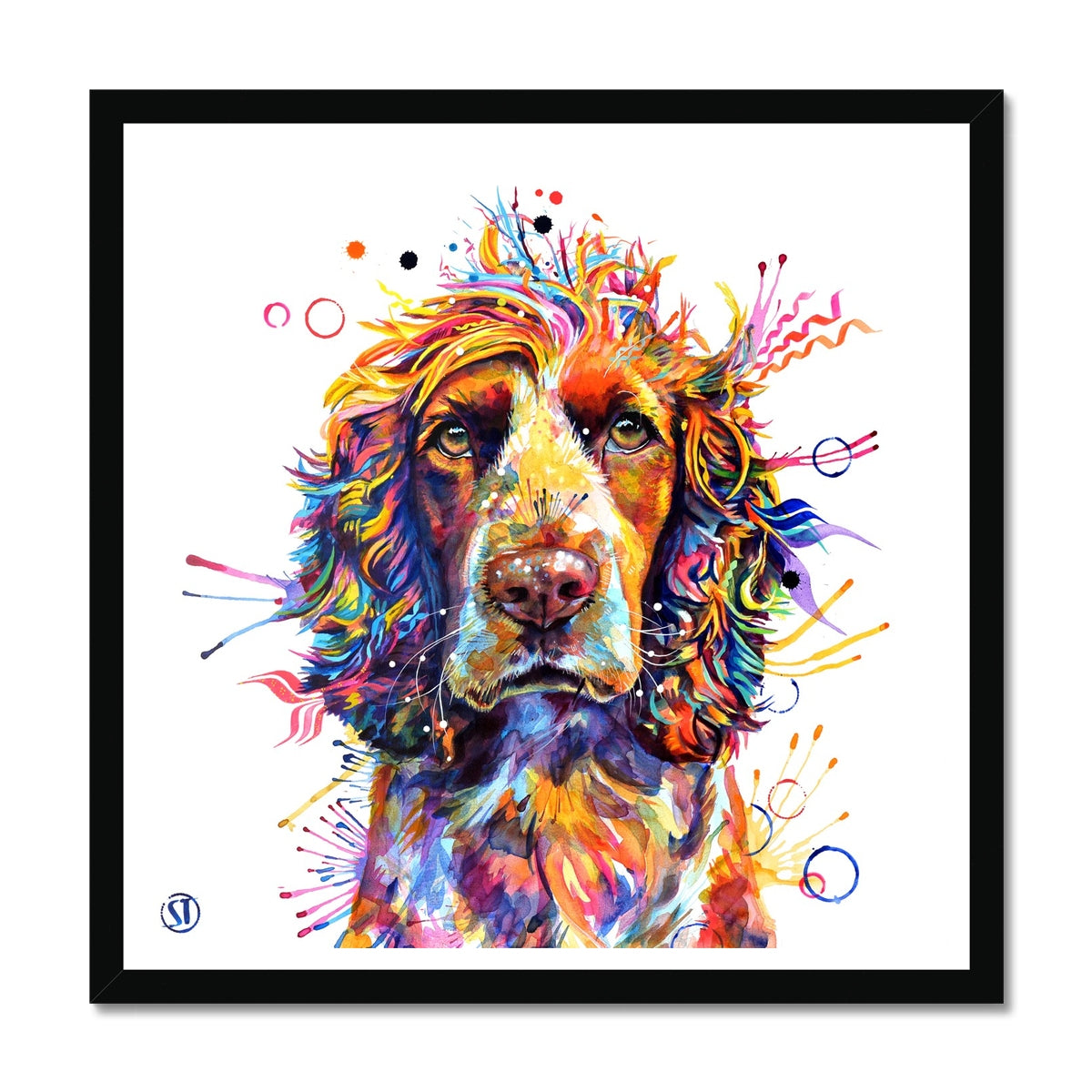 Dog Portrait Wall Art | Animal Art | Animal Artwork | Pet Portrait