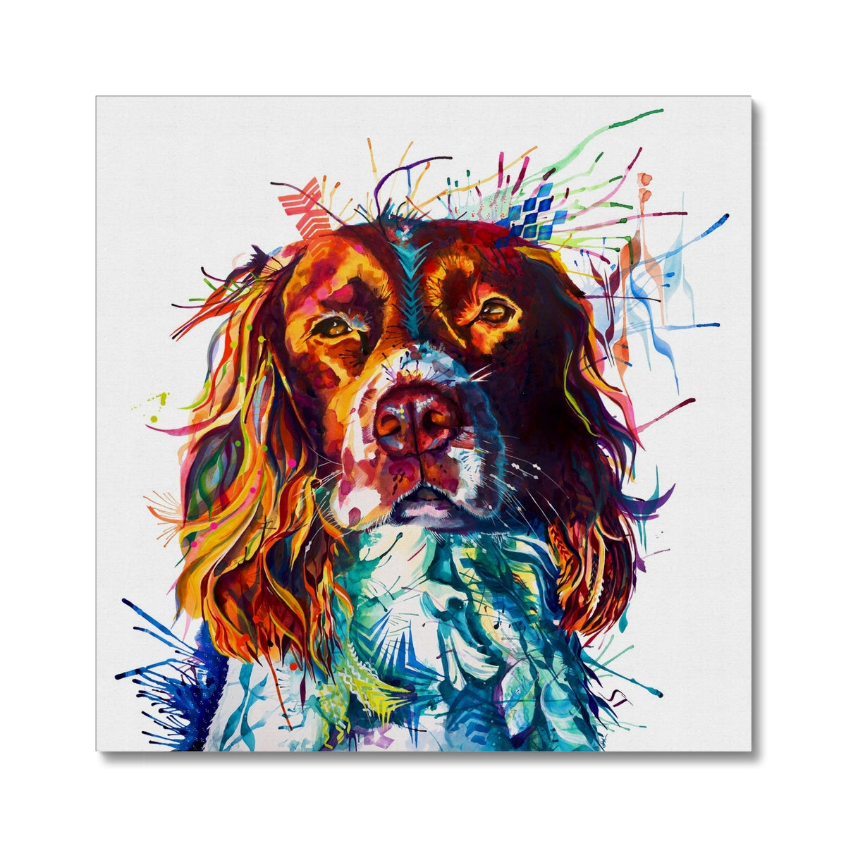 Dog Drawings | Dog Portrait | Dog Canvas Prints | Personalised Dog Portrait | Sarah Taylor | Framed Prints | Wall Prints